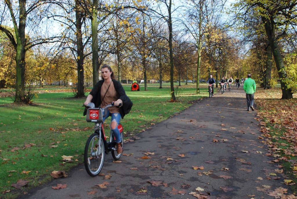 cycling in Hyde Park 1024x686 2