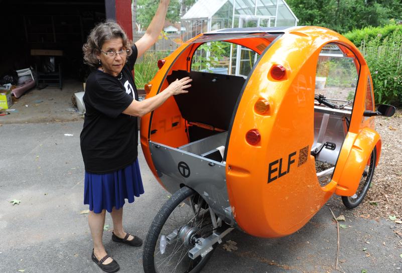 organc transit elf electric cargo trike 2