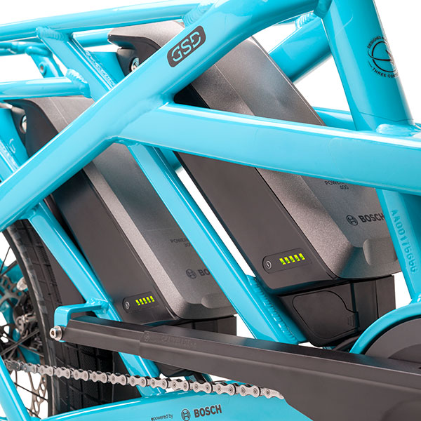 Tern gsd electric cargo bike double battery