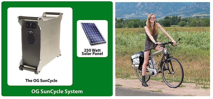 electric bike solar charging