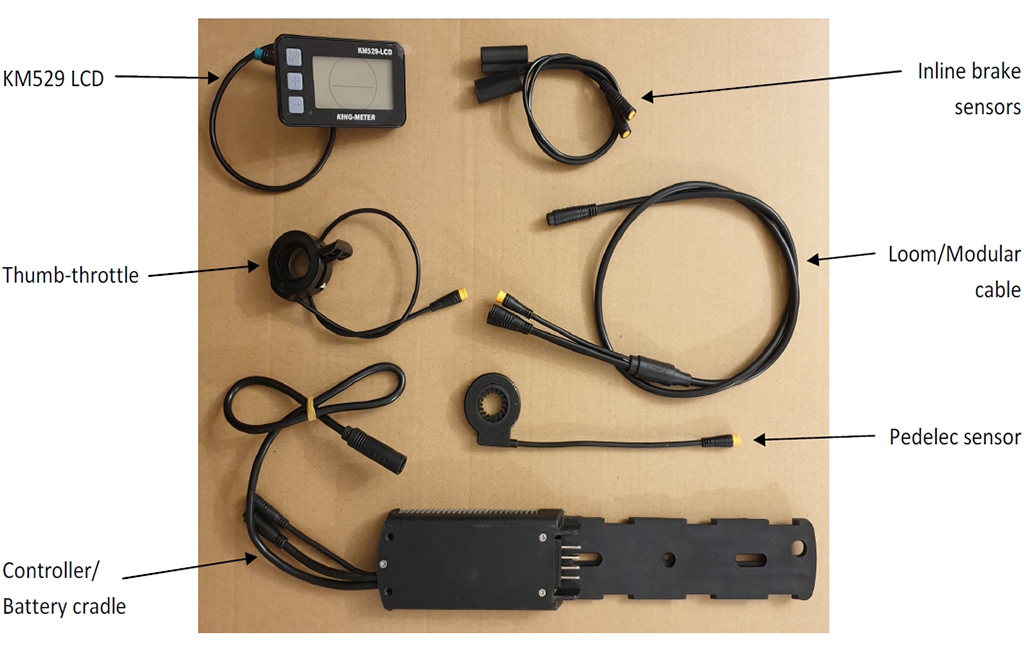e-bike conversion kits - wiring